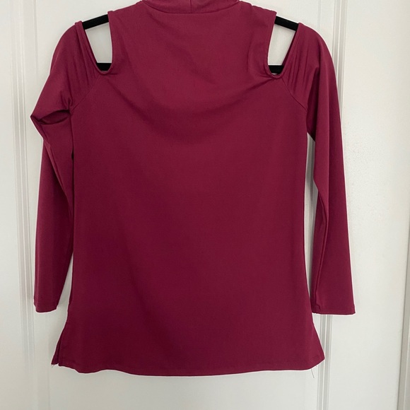 Halston cold shoulder turtleneck- xs - Picture 3 of 3